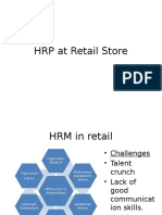 HRP at Retail Store
