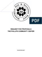 Request For Proposals The Phillips Community Center
