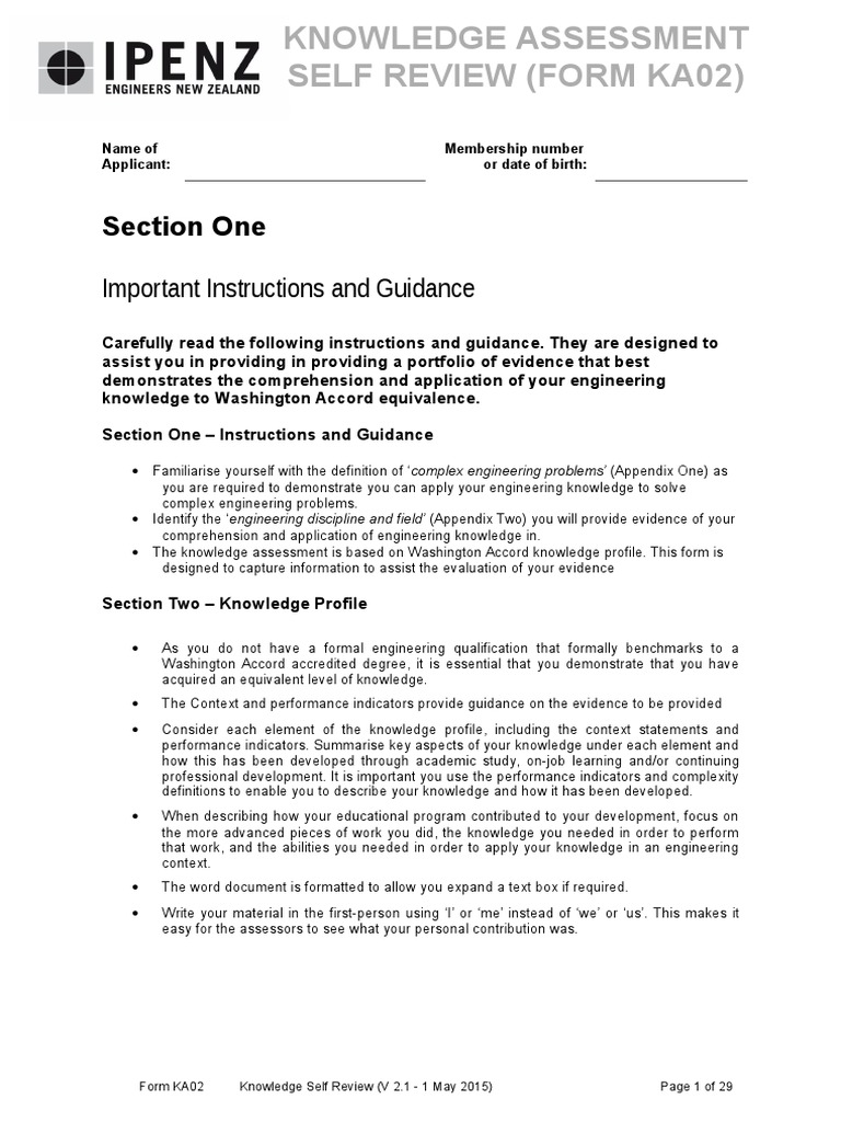 KA02 Knowledge Assessment Guide | PDF | Engineering | Design