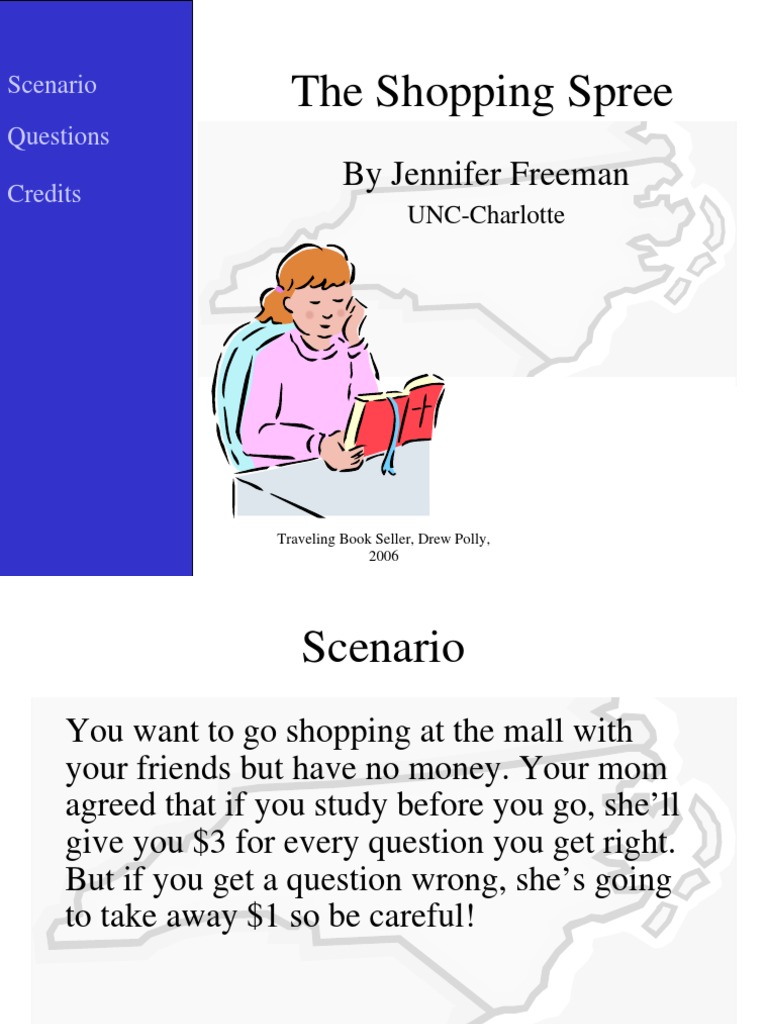 Shopping Spree Math Quiz Game | PDF | Linguistic Morphology | Grammar