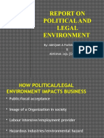 Political and Legal Environment Impact On Indian Business