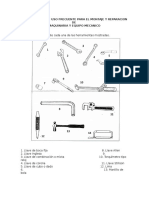 Herramientas de Uso Frecuente para El Montaje y Reparacion de