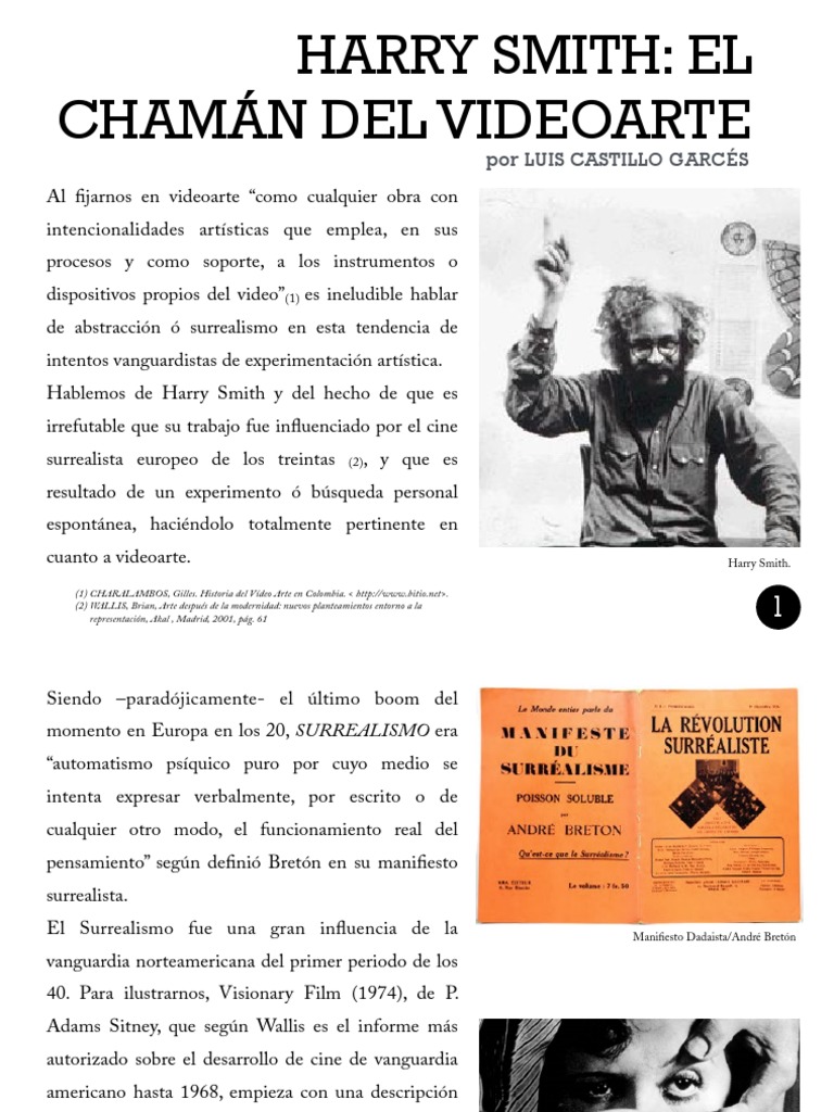 Harry Smith: Alquimia en Videoarte | PDF | Surrealismo | Alquimia