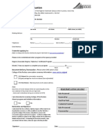 Credential Request Form