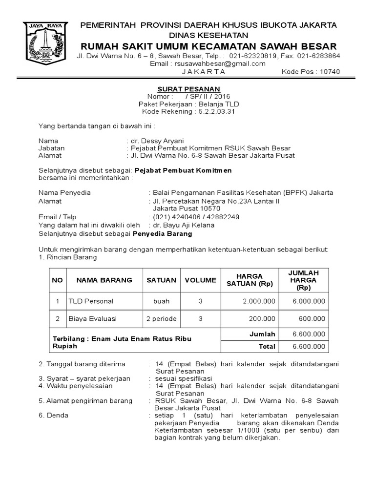 Surat Pesanan Tlddoc