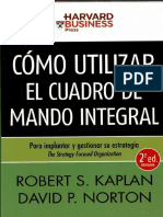 Como Utilizar El Cuadro de Mando Intergral PDF