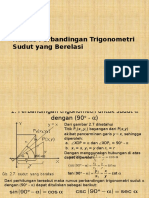 Sudut Berelasi Trigonometri