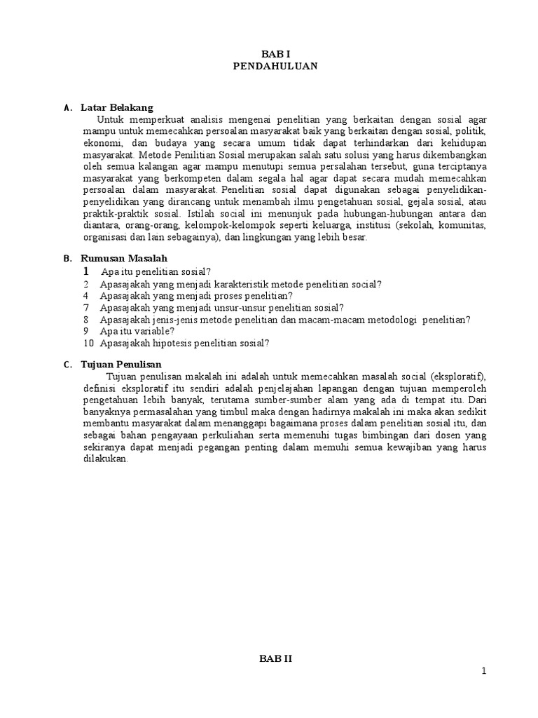 Makalah Metode Penelitian Sosial Autosaved 2