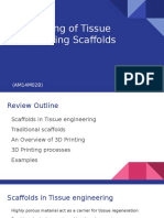 3D Printing of Tissue Engineering Scaffolds: Akshay Pawar (AM14M028)