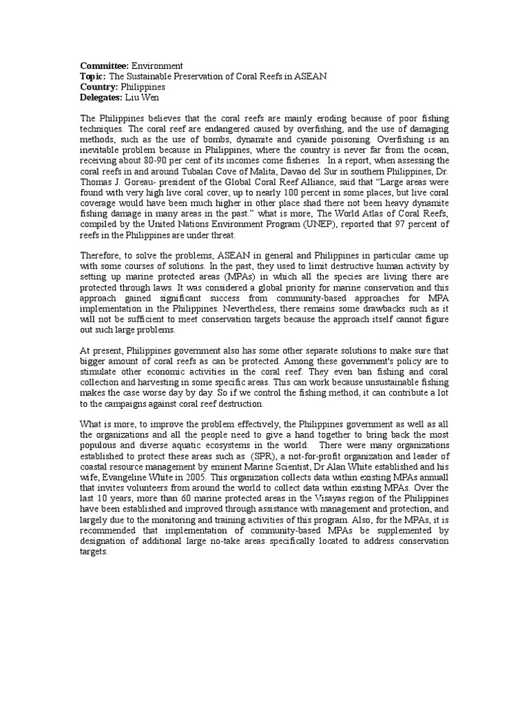 Overfishing persuasive speech image