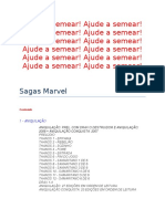 Sagas Marvel - Lista de Conteúdo