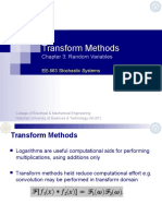 Transform Methods: Chapter 3: Random Variables