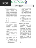 Lista de Exercicios Conjuntos