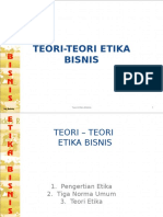 Teori-Teori Etika Bisnis - Bab Ia.ppt