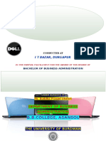 Study of The Attitudes of Working Professionals Towards Branded Laptops With Special Reference To The Brand Dell