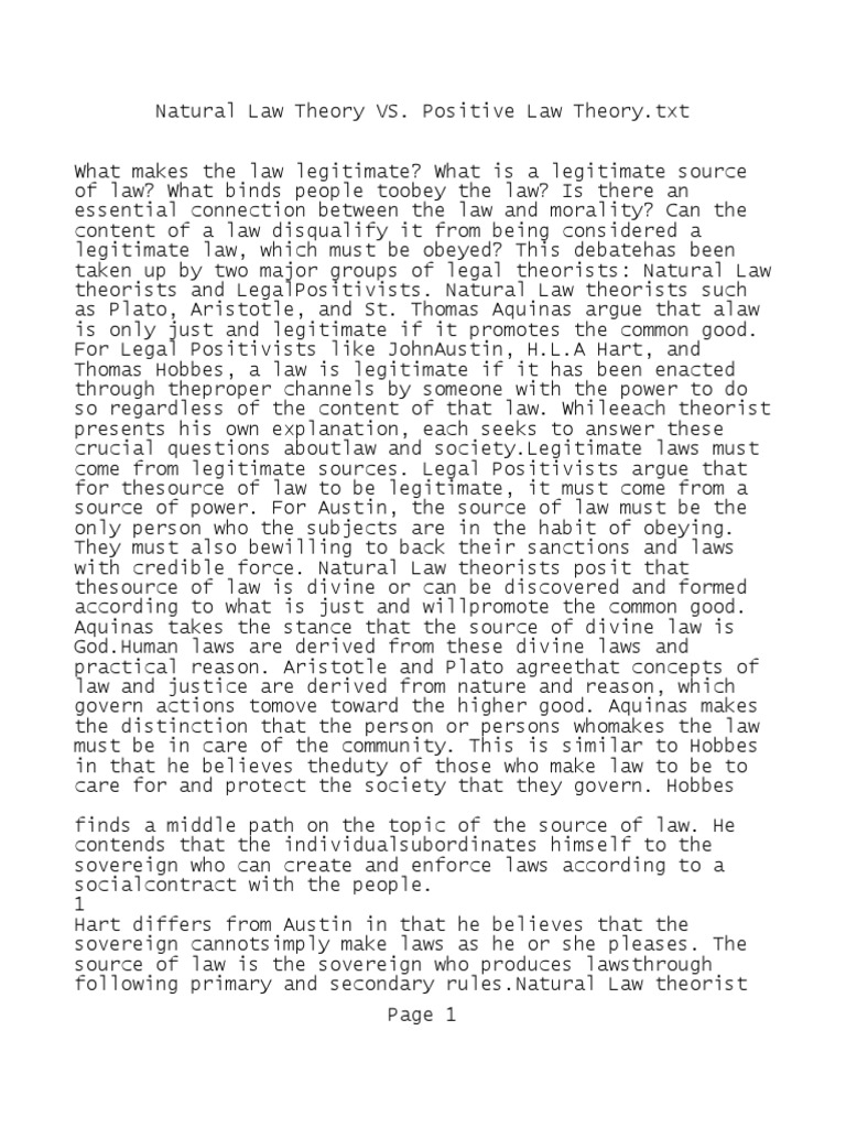 Natural law theory image