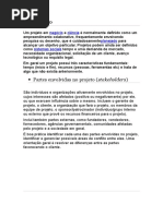 Conceito de ProjetoS