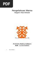 Download Pengetahuan Warna  Ragam Hias Betawi by arshntaa SN307321646 doc pdf
