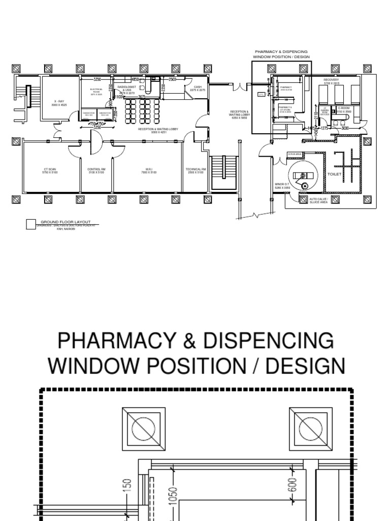 Pharmacy & Dispencing Window Position / Design: Electrical Room 3275 X ...