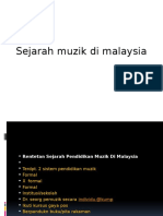 Sejarah Muzik Di Malaysia