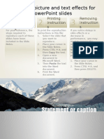 Combined Picture and Text Effects For Powerpoint Slides