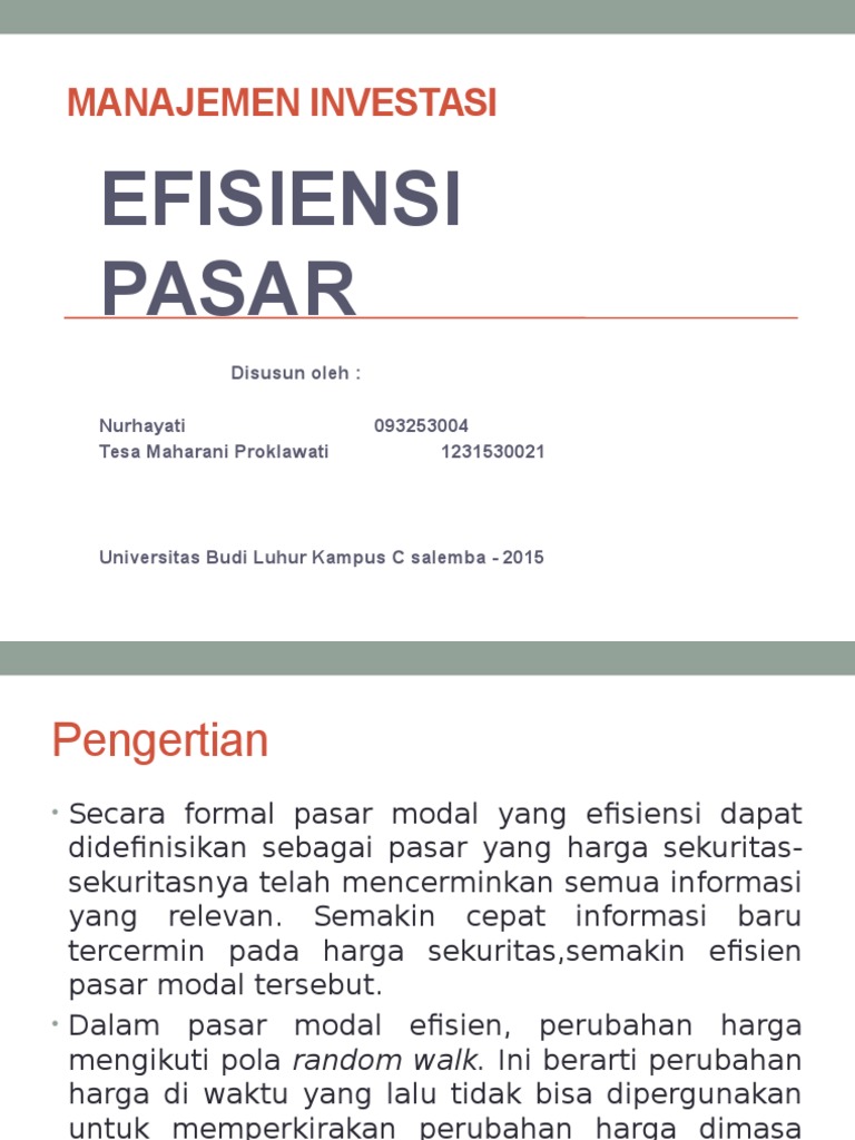 Ppt-Manajemen Investasi