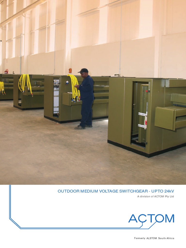 ACTOM Outdoor MV Switchgear - Single | PDF | Electrical Substation ...