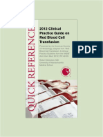 2012 Red Blood Cell Transfusion Pocket Guide