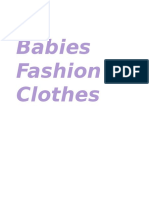 Babies Fashion Clothes