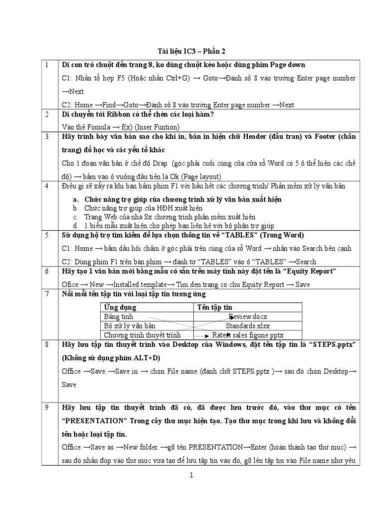 IC3-Modul 2 | PDF