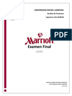 Caso Marriott - Examen Final