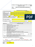 Income Tax Return 2015-16 