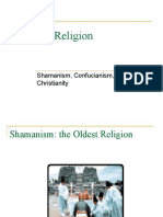 Korean Religion: Shamanism, Confucianism, Buddhism, Christianity