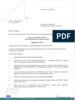 Ordre Du Jour Du Conseil Municipal Du 11 Avril 2016