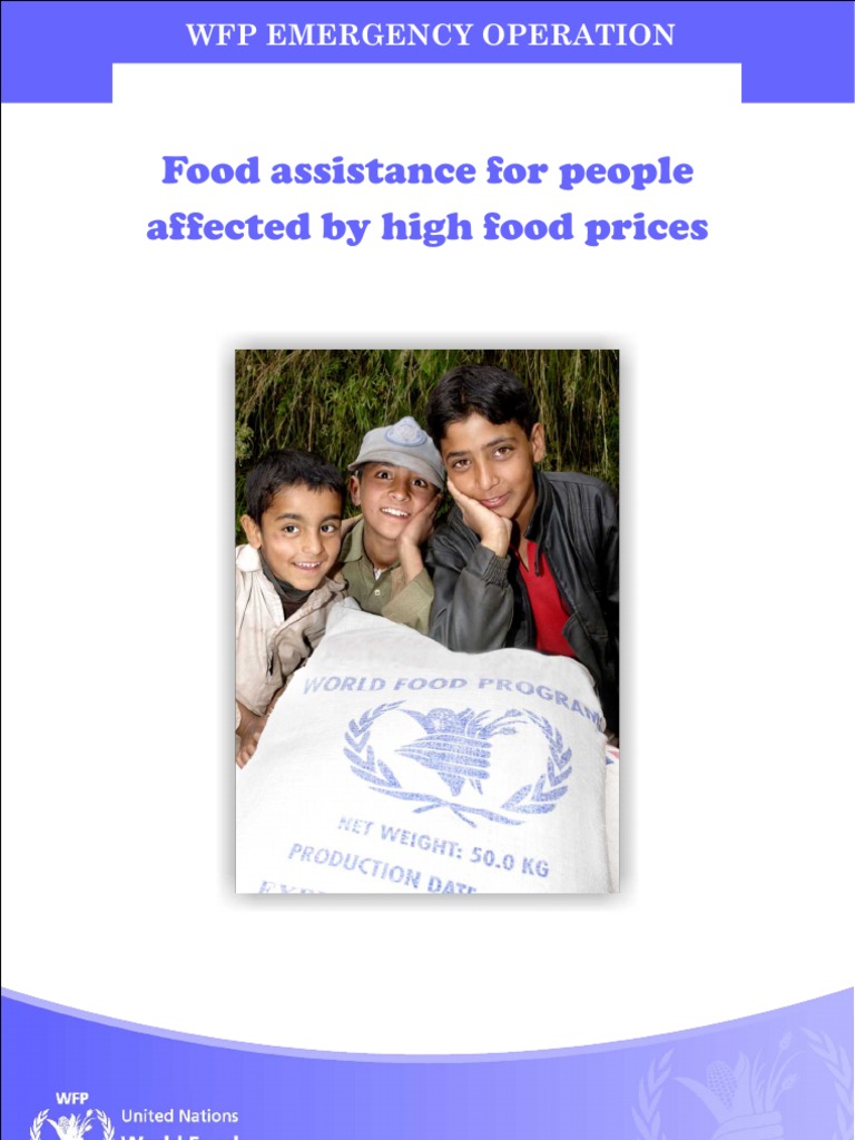 WFP Food Assistance in Pakistan Crisis | PDF | Malnutrition | World ...