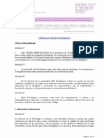 Codigo Deontologico Consejo Adaptacion Ley Omnibus