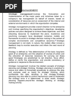 Strategic Management