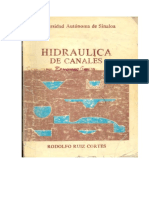 Hidraulica de Canales Rodolfo Ruiz Cortez