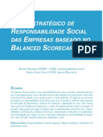 Mapa Estratégico de Responsabilidade Social Das Empresas Baseado No Balanced Scorecard