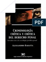 Baratta, Alessandro - Criminologia critica y critica del derecho penal