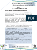 Actividad de Aprendizaje Unidad 4-Registro y Documentacion de Un Sistema de Calidad. María Dugarte.