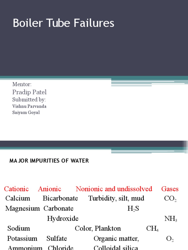 Boiler Tube Failures Corrosion Boiler