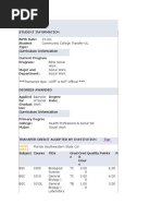 Transcript Data