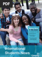 Download International Students Newsletter Spring 2010 - Coventry University UK by Coventry University SN30737026 doc pdf