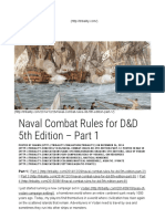 Naval Combat Rules For D&D 5th Edition - Part 1: Kwwswuledolw/Frp