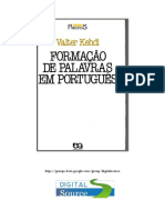 Formação de Palavras Em Português Valter Kehdi