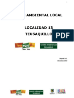 Plan Ambiental Local Bogota