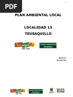 Plan Ambiental Local Bogota