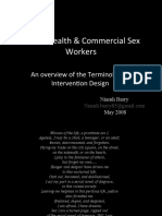 Commercial Sex Workers - An Overview of The Terminology and Intervention Design