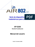 AP-G250 Manual Del Usuario